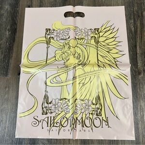 1996 Sailor Moon Gift Plastic Tote Bag by Naoko Takeuchi, Nakayosi Furoku